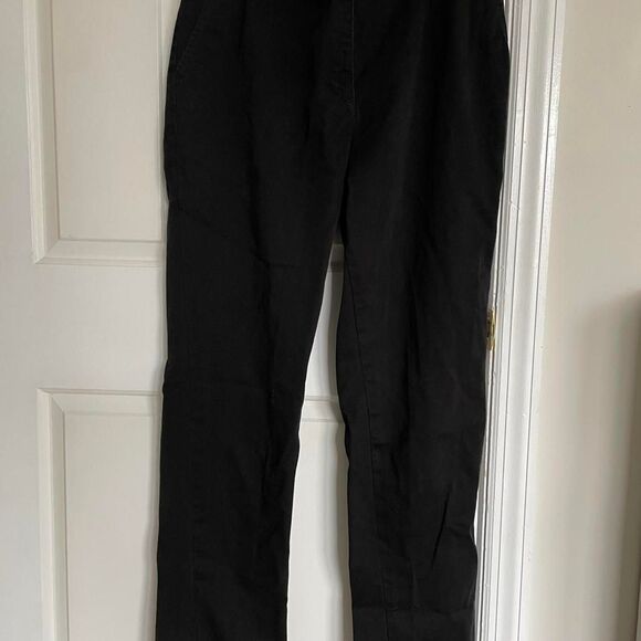 Pants - Llbean Women's Black‎ and Grey Trousers